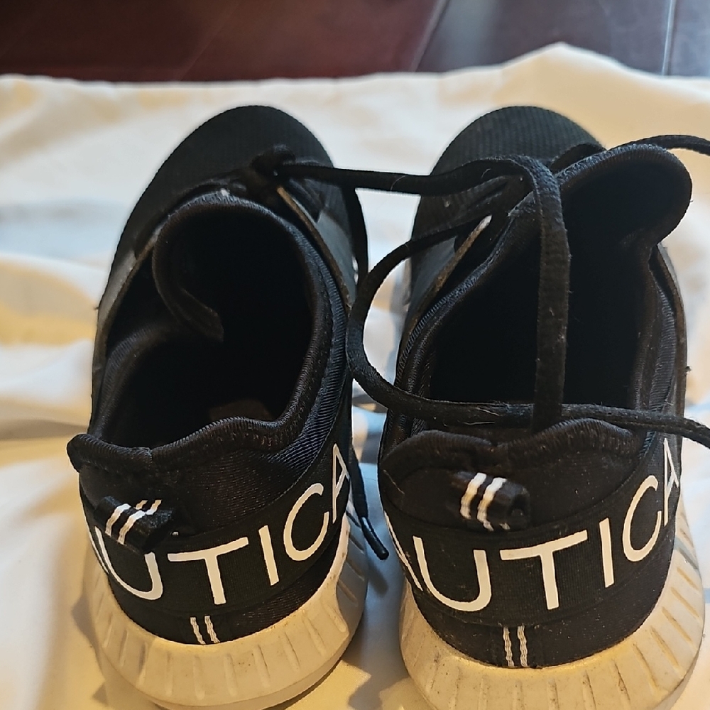 Nautica Kids Black and White Sneakers